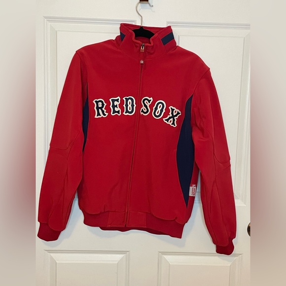 Majestic Other - Y2K Boston Red Sox Majestic MLB Authentic Therma Base Full Zip Jacket M